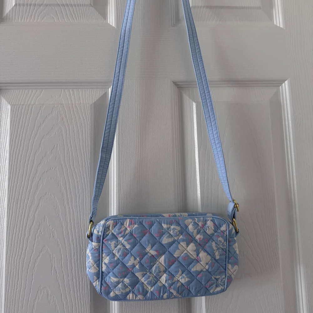 Blue crossbody bag